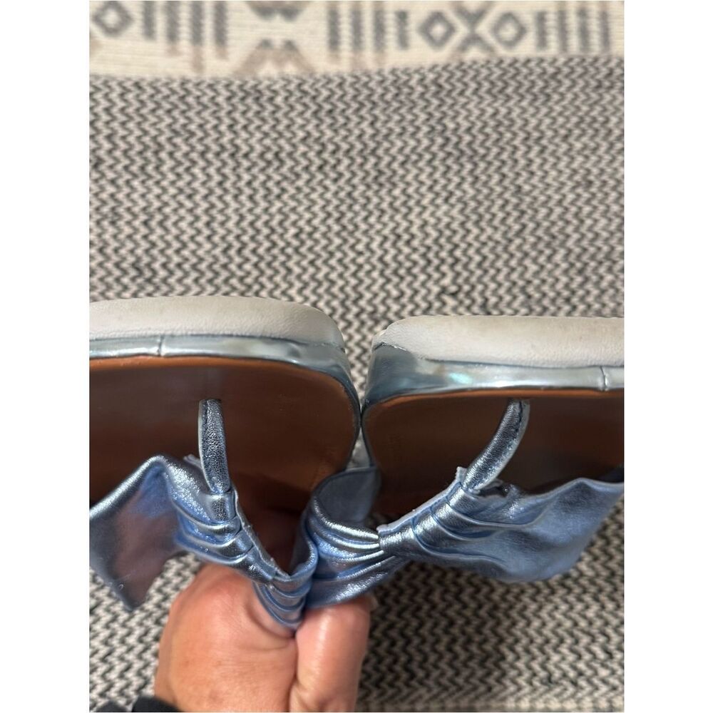 FitFlop Metallic Sky Blue Twiss Open Toe Sandals - Picture 8 of 9